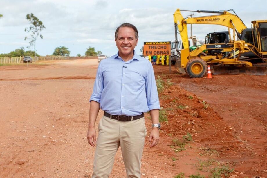 Coronel David durante agenda em Corguinho neste sábado (31)