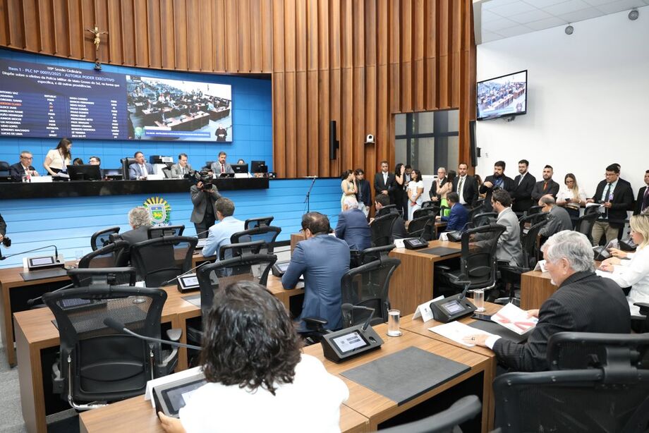 Sessão ordinária da ALEMS tem início às 9h e pode ser acompanhada presencialmente ou pelos canais da Casa de Leis