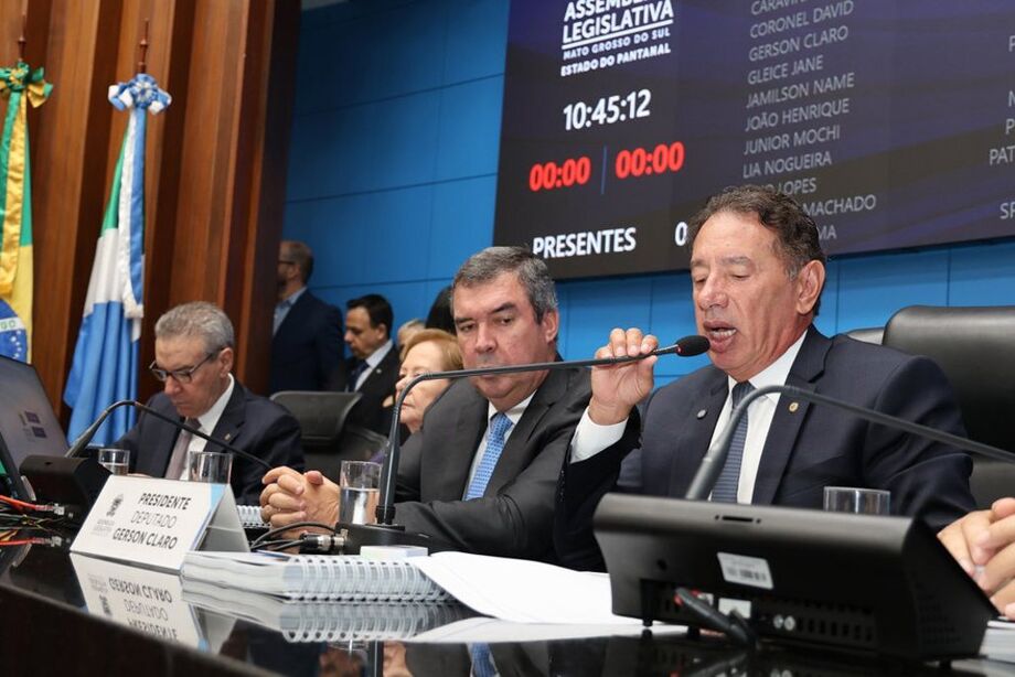 Gerson Claro destacou a parceria institucional entre Executivo e Legislativo para o desenvolvimento do Estado