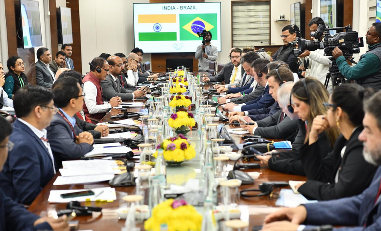 Brasil e Índia reforçam cooperação no setor agropecuário e ampliam intercâmbio comercial entre os dois países.