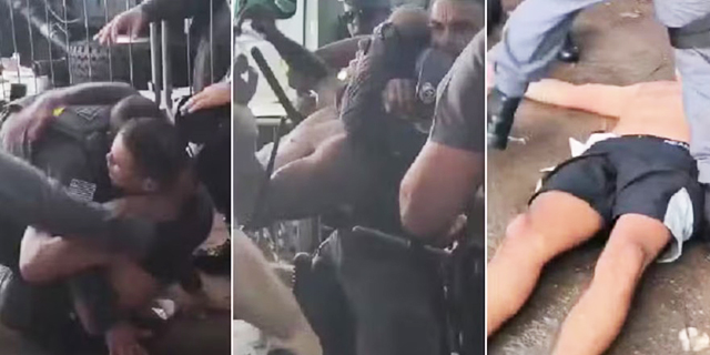 Abordagem da Polícia Militar no entorno do Parque do Ibirapuera durante circuito de Carnaval em São Paulo; vídeo de ação que terminou com agressões é analisado pela SSP-SP.