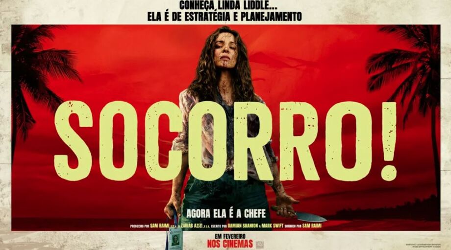 Bradley e Linda enfrentam o isolamento e um confronto psicológico em Socorro!, novo filme de Sam Raimi.