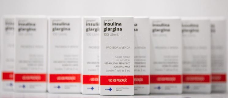 Ministério da Saúde inicia projeto-piloto para ampliar o uso da insulina glargina no SUS.