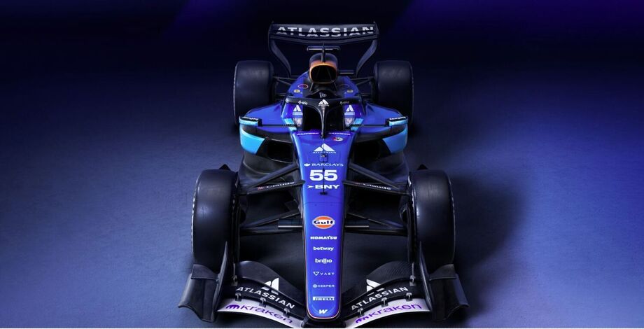 Williams apresenta a pintura do FW48, carro que será utilizado na temporada 2026 da Fórmula 1