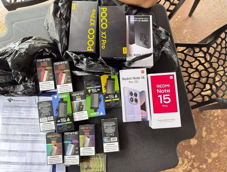 Operação Arco de Controle apreendeu cerca de R$ 1 milhão em produtos ilegais na região de Dourados.