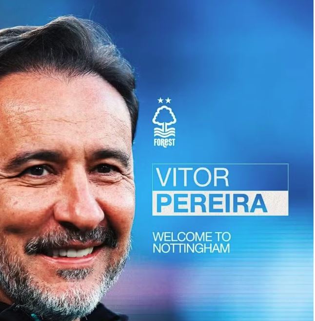 Vítor Pereira assume o Nottingham Forest com a missão de manter o clube fora da zona de rebaixamento da Premier League.
