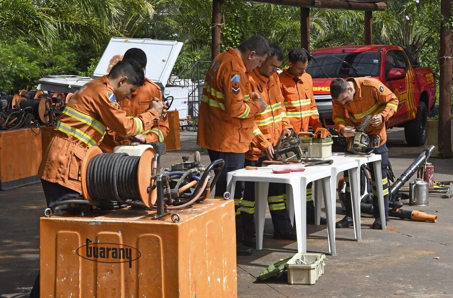 Bombeiros reforçam preparação para temporada de incêndios no Pantanal e demais biomas de MS.
