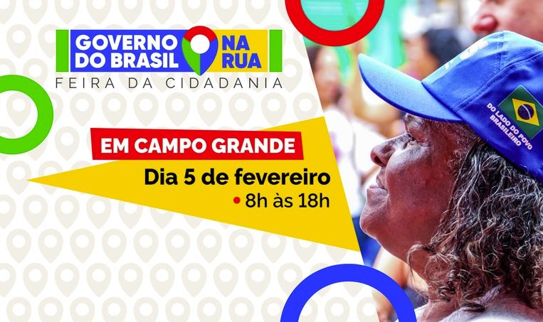 Feira Governo do Brasil na Rua leva serviços públicos gratuitos à população de Campo Grande