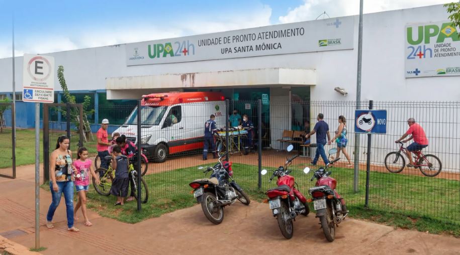 Idoso foi atendido na UPA do Bosque Santa Mônica após ser ferido com faca na Vila Popular