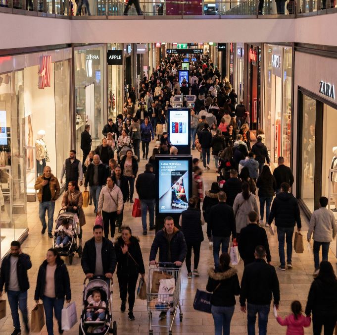 Associação de shoppings afirma que apostas esportivas e comércio online reduzem recursos destinados ao consumo presencial.