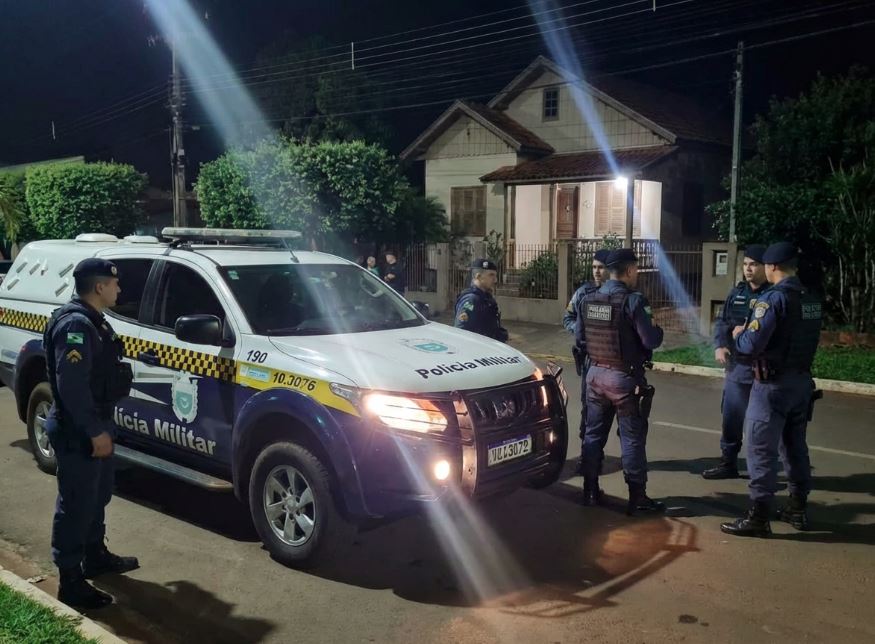 Polícia Militar atendeu ocorrência de violência doméstica no bairro Novo Horizonte, em Costa Rica.