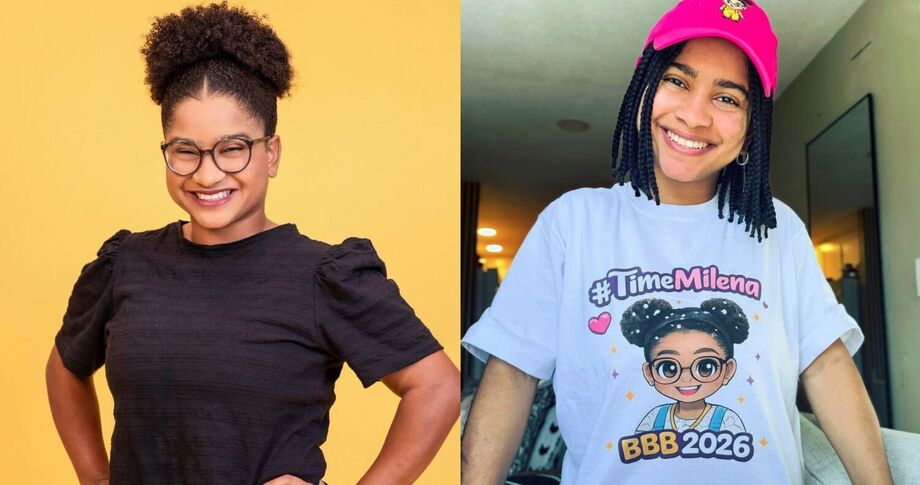 Milena e sua irmã gêmea, Mile Moreira,