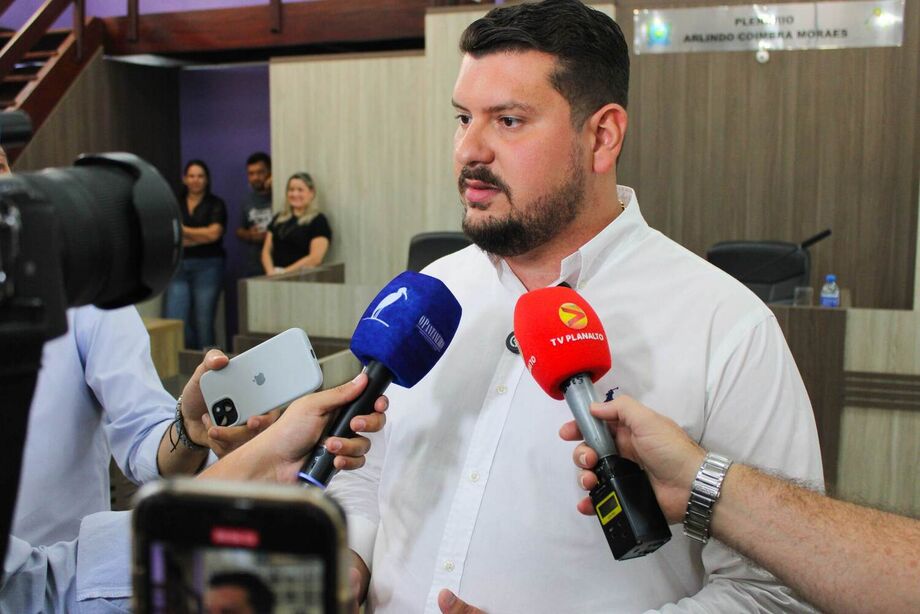 O prefeito de Nioaque, André Guimarães