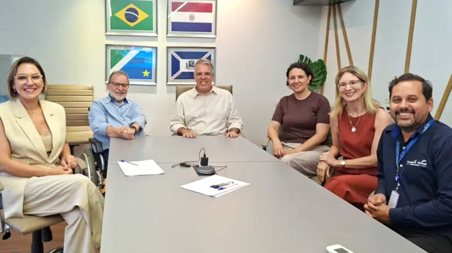 Representantes da Fecomércio MS e do Senac discutem parcerias para atuação no Parque Tecnológico de Ponta Porã.