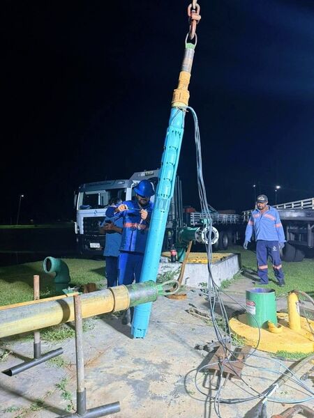Fátima do Sul fica mais de 24 horas sem água após queima de bomba; Sanesul troca equipamento e normaliza abastecimento.
