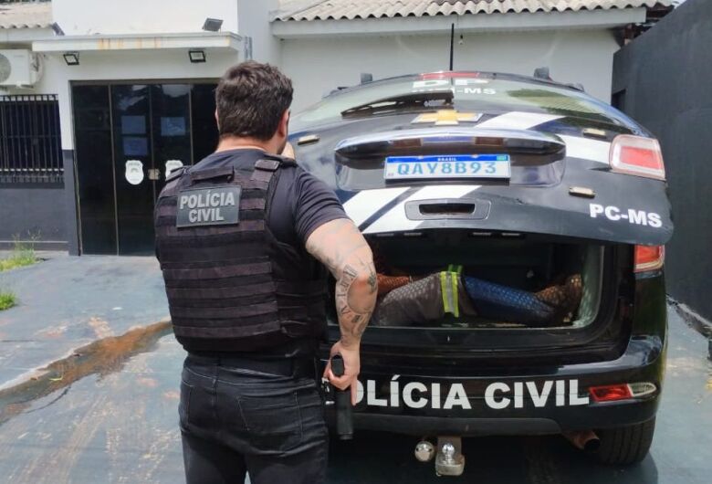 Suspeito foi localizado em um canavial após buscas da Polícia Civil e lideranças indígenas