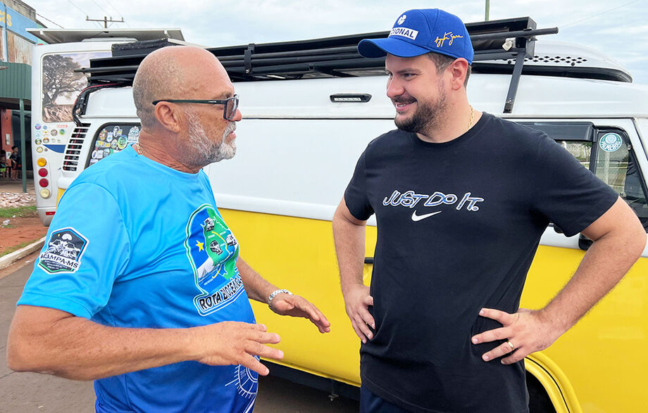 Prefeito Andre: Encontro de motorhomes reuniu visitantes, shows e feira gastronômica em Nioaque neste sábado.