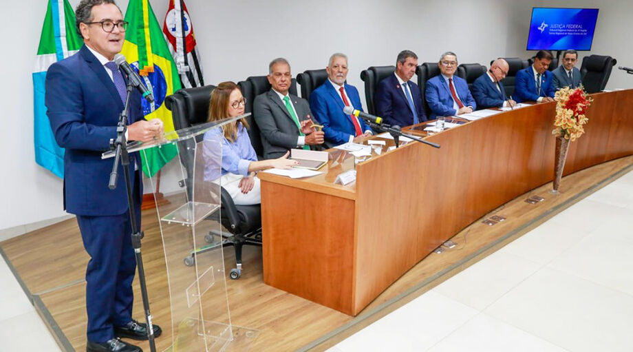 OAB/MS participa da inauguração da Turma Regional do TRF3 instalada em Campo Grande.