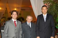 Os sócios dr. Daniel Castro Gomes da Costa, dr. José Augusto Delgado e dr. Júlio Cesar Souza Rodrigu