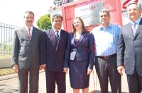 Deputado Paulo Correa, prefeito Nelson Trad, Carmem Pereira, André Puccinelli e o empresário Jorge Q