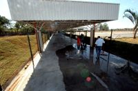 Acompanharam a vistoria os secretários municipais de Governo, Rodrigo de Paula Aquino e de Infra-est