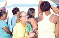 A base foi feita para essa comunidade. Tinhamos que fazer alguma coisa”, falou a pastora Janete Mora