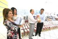 Diretores e fundadores do Instituto Oshiro Takemori receberam Nelsinho Trad e a primeira-dama Antoni