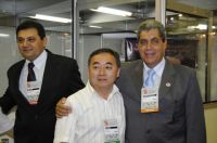 Presidente da CDL, Ricardo Kuninari e o governador André Puccinelli