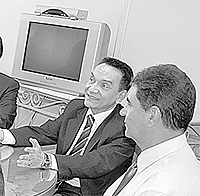 A Comissão dos advogados Trabalhistas da OAB em visita ao vice-presidente do TRT