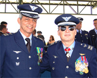 O novo comandante é o tenente-coronel Aviador Reynaldo Pereira Alfarone Junior e o coronel-aviador M