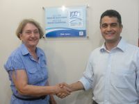 José João da Fonseca (Águas) e Nélia Tortorelli (Hotel Iguaçu)