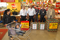 O sorteio da promoção aconteceu no dia 07 de julho de 2012 na loja Fort Moreninhas