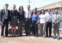 Durante a visita à Colmeia o grupo que foi recebido pela diretora do Presídio Feminino do DF, Deusel