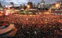 Um dos protestos que ocorreram em SP em Junho