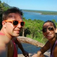 Momentos antes do acidente