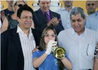 Calheiros, musicista e Puccinelli