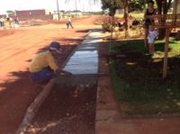 Obra no Bairro Jequitibás