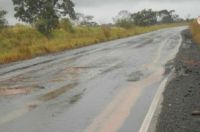 Atualmente estrada está perigosa