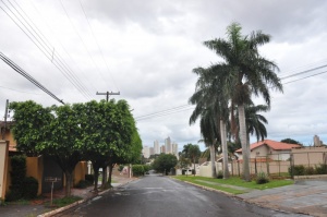 O dia amanheceu chuvoso em Campo Grande.