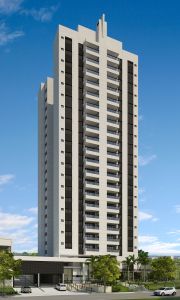 O apartamento de 97 metros quadrados, tem opção para duas suítes, sala com 2 ou 3 ambientes integrada à varanda com churrasqueira.