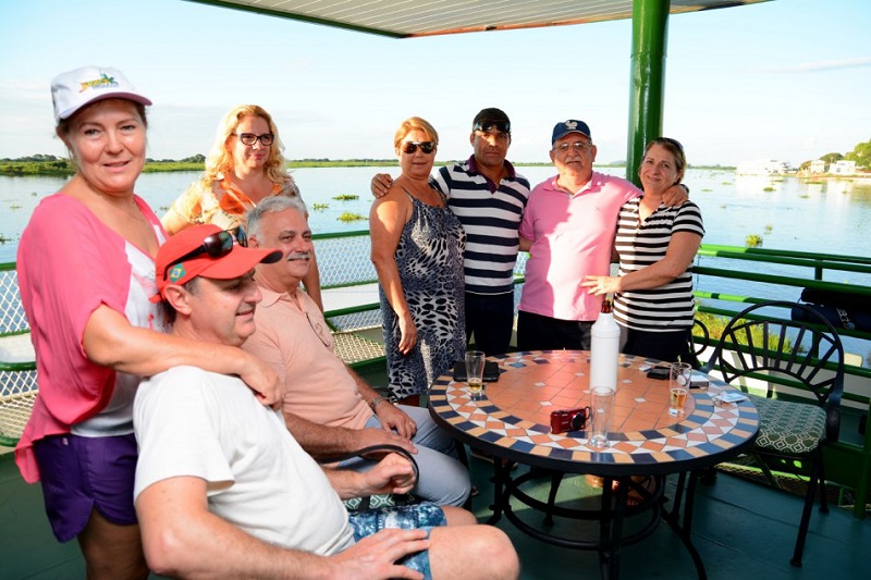 Pesca agora é em família