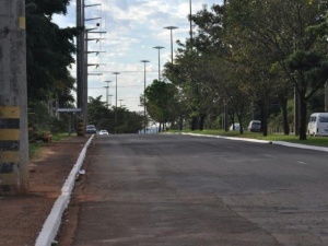 Local onde ocorreu o acidente com morte nesta madrugada
