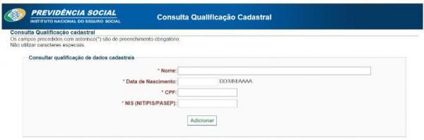 Verifique se o CPF e o NIS estão aptos para ser utilizados no sistema antes de fazer o cadastro dos trabalhadores