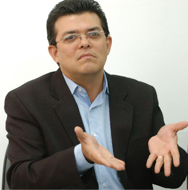 Gilmar Olarte se ausentou da audiência a pedido de seu advogado de defesa.