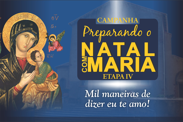 Este ano, o tema da Campanha é “Mil maneiras de dizer eu te amo!” e, para homenagear os devotos que contribuem mensalmente, foi montado um painel no CAD com o nome de todos os participantes.