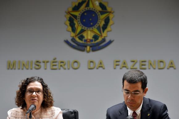 Presidenta do Incra e o procurador-geral da Fazenda Nacional