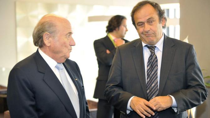 Joseph Blatter e Michel Platini