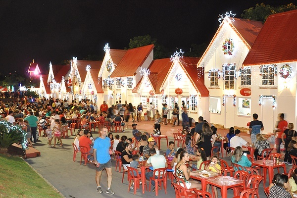 Na Cidade do Natal, inaugurada no dia 8 de dezembro, prossegue com diversas atrações até o dia 6 de janeiro