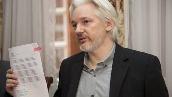Fundador do site Wikileaks, Julian Assange