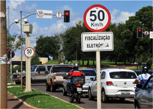 A relação de multas foram cadastradas entre 21 e 31 de dezembro em Campo Grande.